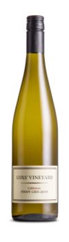 Cox's Vineyard Gibbston Pinot Gris 2018