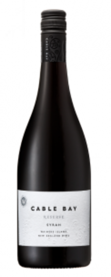 Cable Bay Waiheke Island RESERVE Syrah 2019 750ml